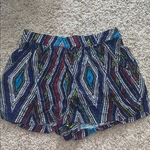 womens patterned shorts